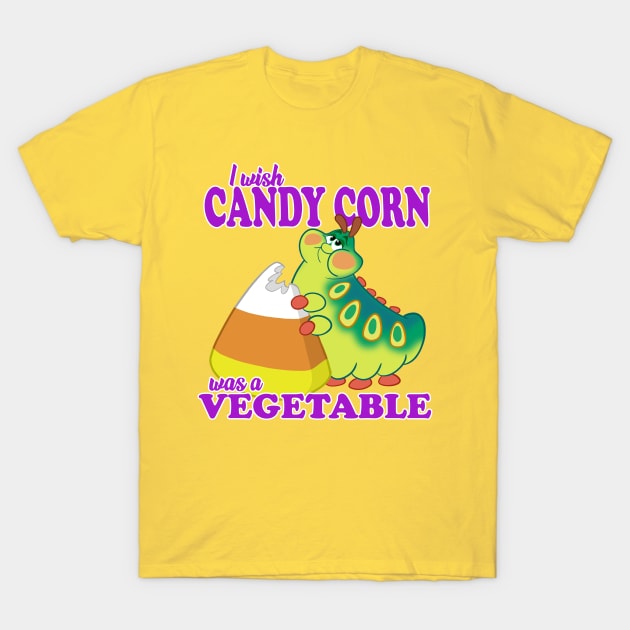 Candy Corn is a Vegetable T-Shirt by toonbaboon